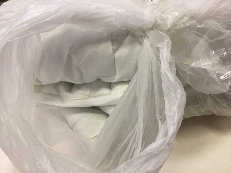 Condition photo showing As Is for CozyLux King Mattress Pad - Cotton Mattress Topper King Size up 8-21" Thick Mattresses, 450GSM Quilted Fitted Breathable & Soft Mattress Cover, Cooling Mattress Protector (78"x80", White) White King (78x80 inches)