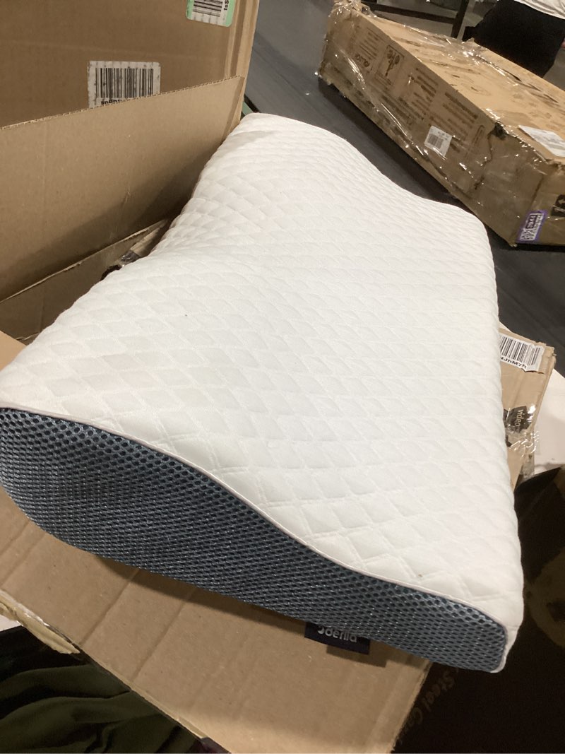 Condition photo showing Good Condition for similar to cervical neck pillow for pain relief, contour memory foam pillows for sleeping, ergonomic pillow orthopedic cooling pillow bed pillow neck support for side back stomach sleepers