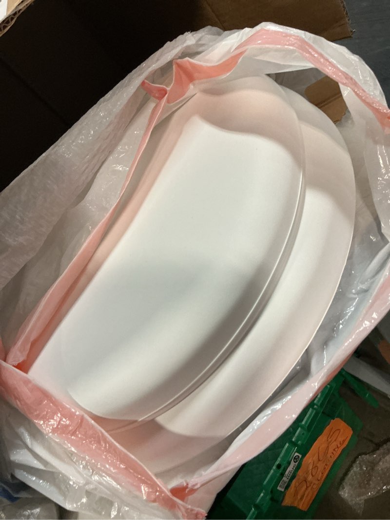 Condition photo showing As Is for toilet seat soft bathroom mainstays memory foam slow close