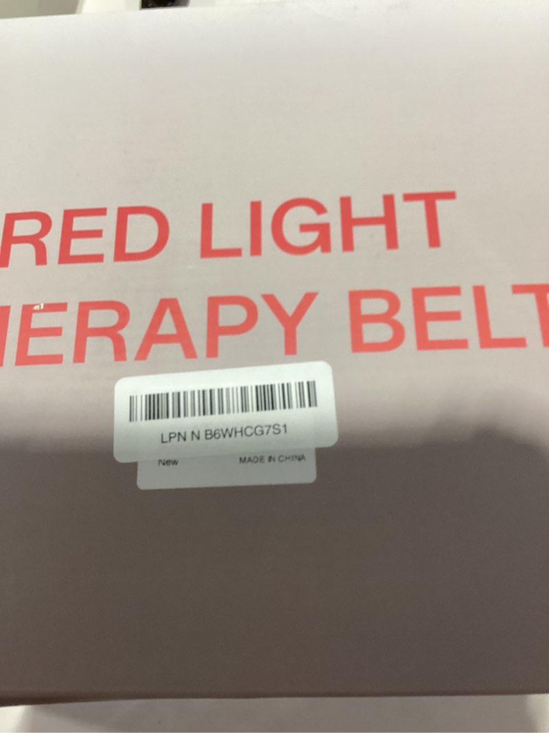 Condition photo showing New/Like New for Red Light Therapy, Cordless Red Light Therapy Belt for Body with Vibration 660nm&850nm, Back Pain Products for Back Shoulder