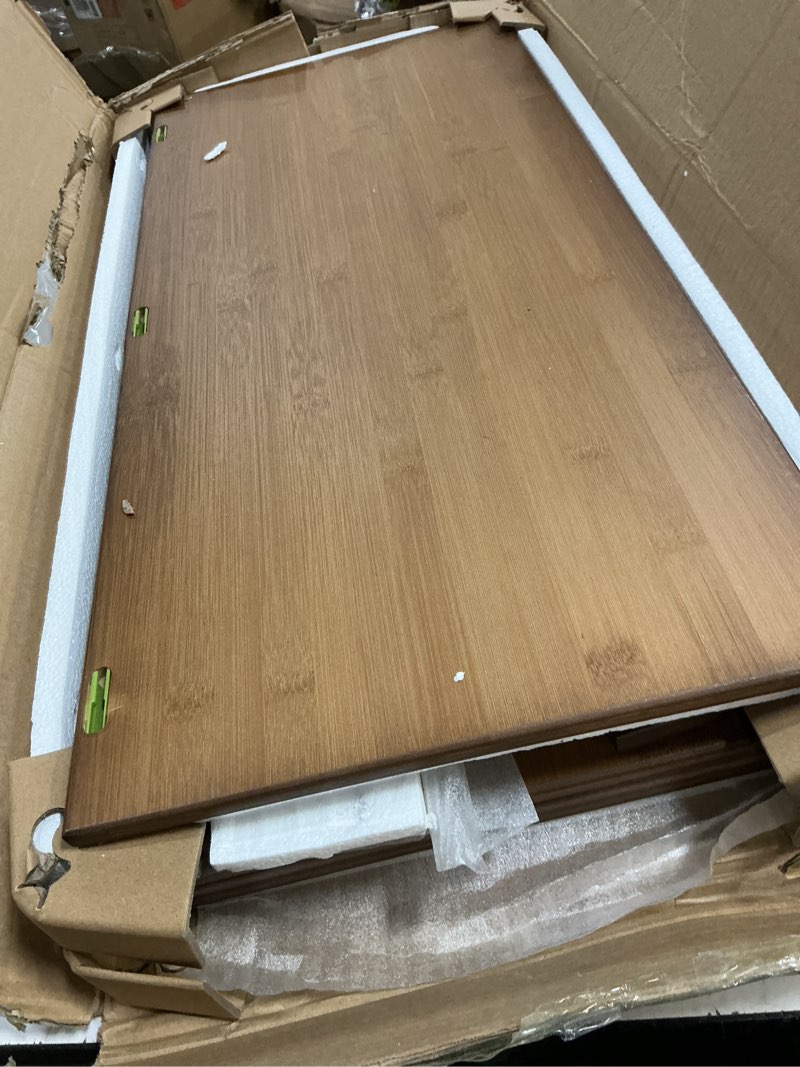 Condition photo showing Good Condition for wire shelf covers, bamboo wire rack covers for pantry, closet (4pcs, 26" w x 12" d) 26"w x 12"d 4
