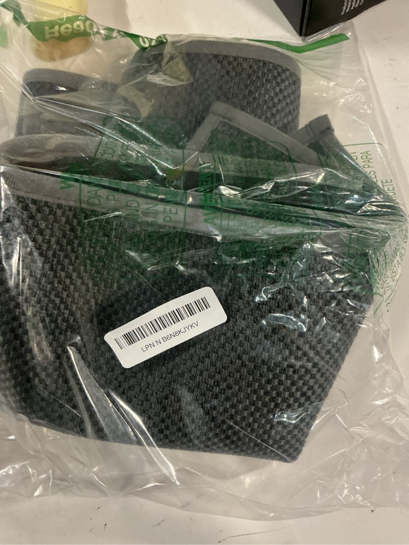 Condition photo showing New/Like New for LEKEEPGO Door Mat 17"x29", Non Slip Door Mat Indoor Entrance, Rubber Backing Indoor Door mats Washable Absorbent Low-Profile Doormat Front Entryway Entry Resist Dirt Inside Door Mats, Grey 1'5" x 2'5" (Rectangular) Grey