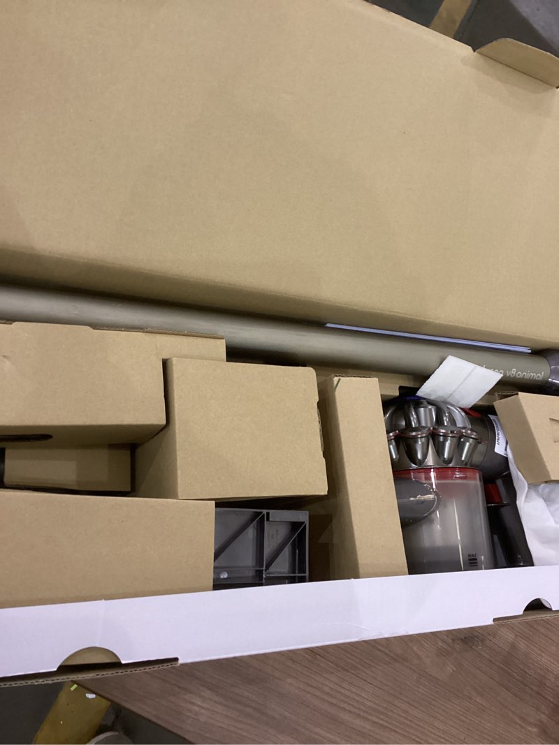 Condition photo showing As Is for Dyson V8 Cordless Vacuum, Cleans Hard Floors and Carpets, Detangles, Converts to Handheld, 115AW, 2 Power Modes, Up to 40 Minutes¹