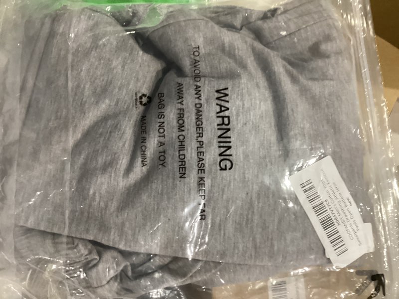 Condition photo showing Good Condition for COOFANDY Men's Open Bottom Sweatpants Casual Yoga Pants Lightweight Jogger Lounge Pants with Pockets Medium Light Heather Grey