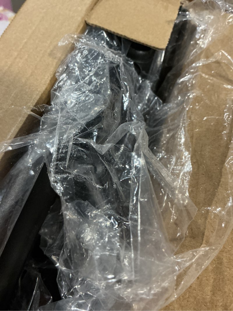 Condition photo showing As Is for Gonfoam 3-Tier Expandable Shoe Rack,Adjustable Shoe Shelf Storage Organizer Heavy Duty Metal Free Standing Shoe Rack for Entryway Closet Doorway (Black) Black 3 Tier