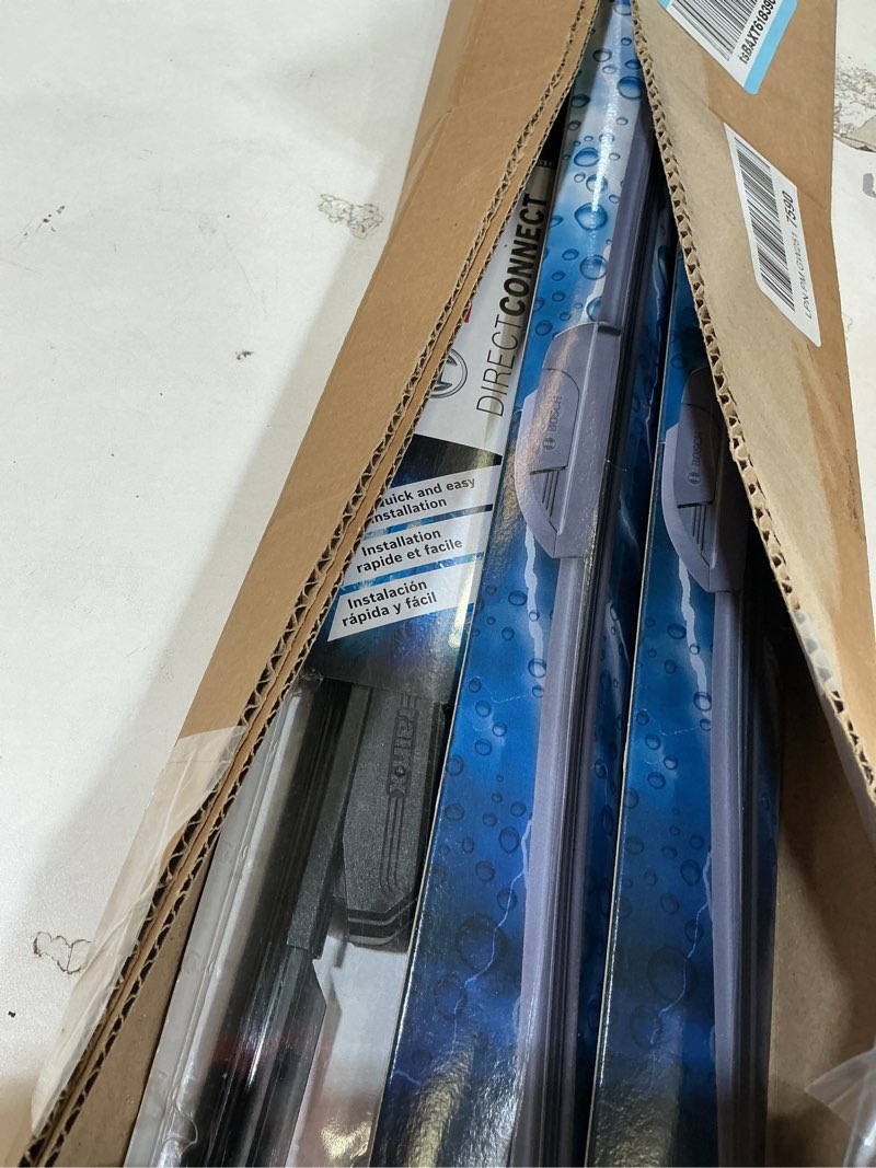 Condition photo showing New/Like New for bosch 22a22b icon beam wiper blades - driver and passenger side - set of 2 blades (22a & 22b)