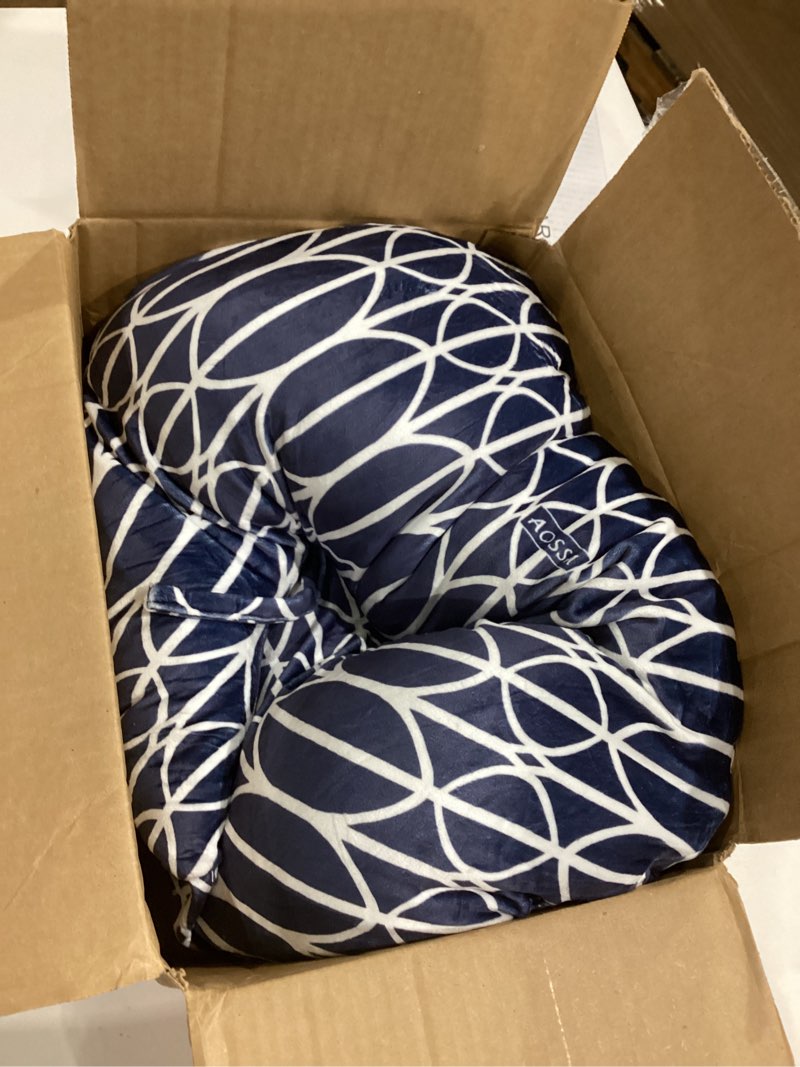Condition photo showing Good Condition for aossa bbl pillow after surgery brazilian butt lift pillow post surgery recovery for sitting sleeping driving booty butt pillows for women lumbar back hip cushion seat support foam bbl wedge pillow navy blue