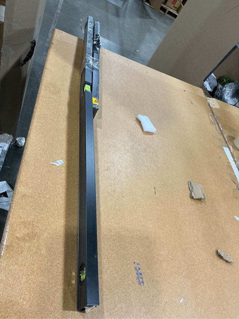 Condition photo showing As Is for stabila 29300 2-piece dark shadow type 80as-2 24 in. / 48 in. level set