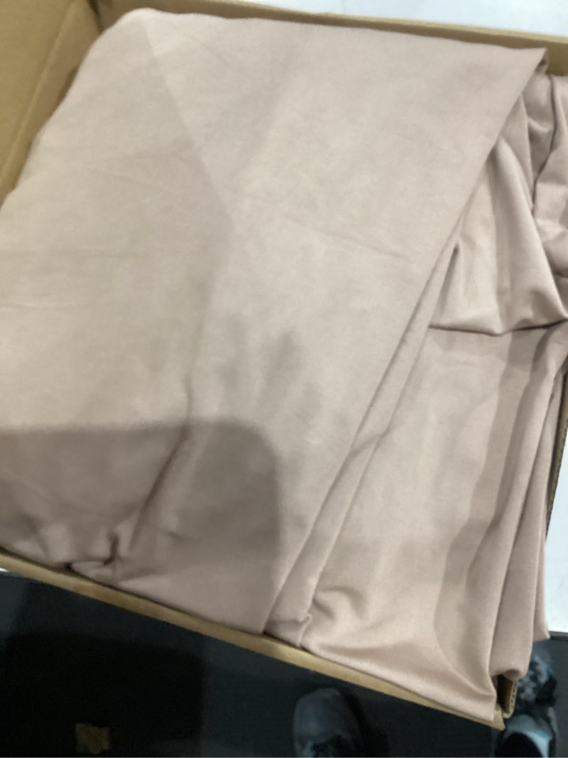 Condition photo showing Good Condition for Wokceer 7.2FT Wedding Arch Cover Spandex Fitted Wedding Arch Stand Covers Round Top Nude Brown Chiara Arch Backdrop Cover for Birthday Party Ceremony Banquet Decoration 7.2 FT Nude Brown