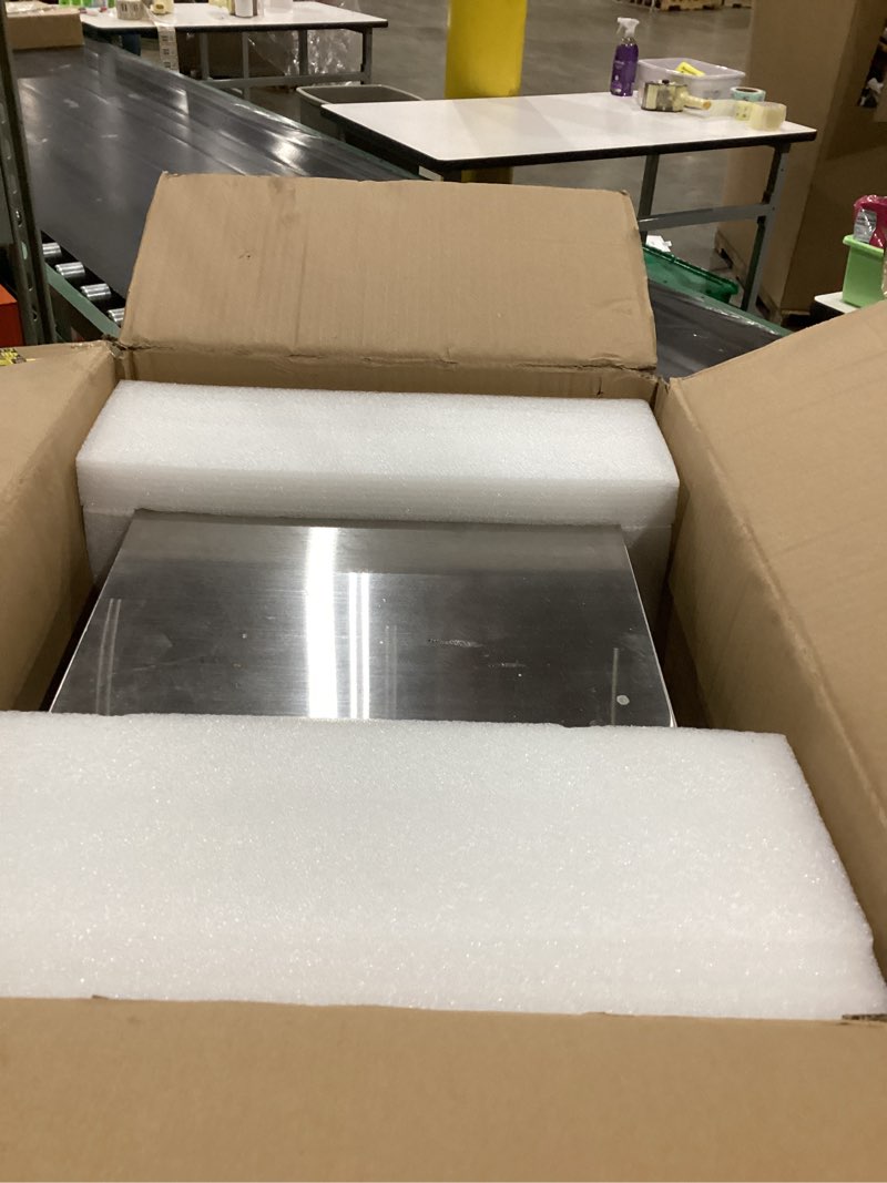 Condition photo showing As Is for Food Dehydrator for Jerky, 7 Stainless Steel Large Trays, 600W Fruit Dehydrator, 24H Timer and 194°F Temperature Control, Overheat Protection, Food Dryer for Jerky, Herbs, Fruit, Dog Treats 7 trays