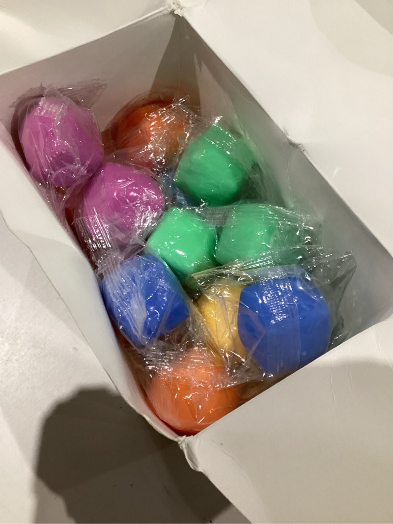 Condition photo showing As Is for 24 pack slow rising stress cube , dough stress balls soft fidget squishy toys for anxiety relief, pull stretch classroom prize party favors toys for kids