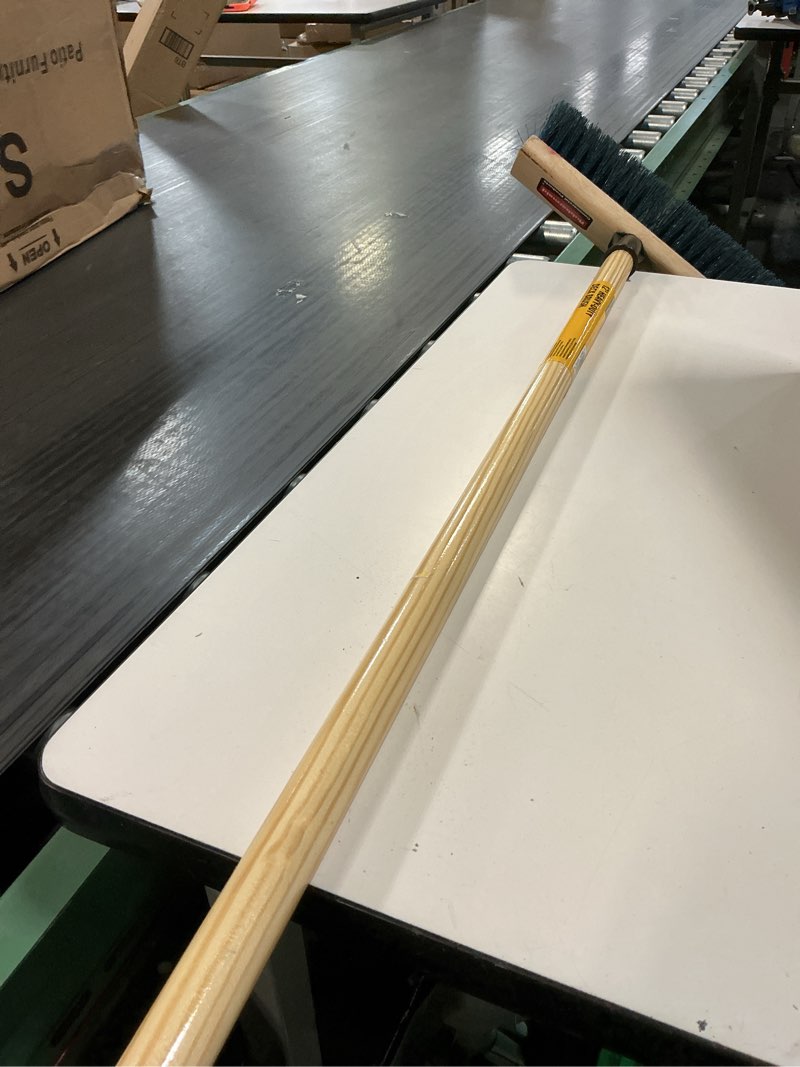 Condition photo showing Good Condition for rubbermaid commercial products 12-in poly fiber stiff deck brush