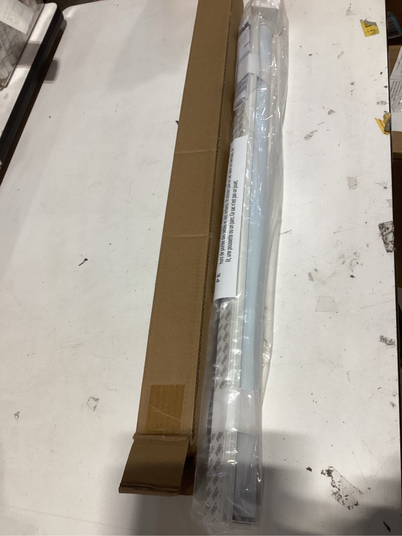 Condition photo showing New/Like New for lazblinds no tools no drill cordless zebra blinds for windows, dual layer light control for day and night, light filtering privacy roller blinds and shades for home, 20" w x 48" h, white white 20"w x 48"h