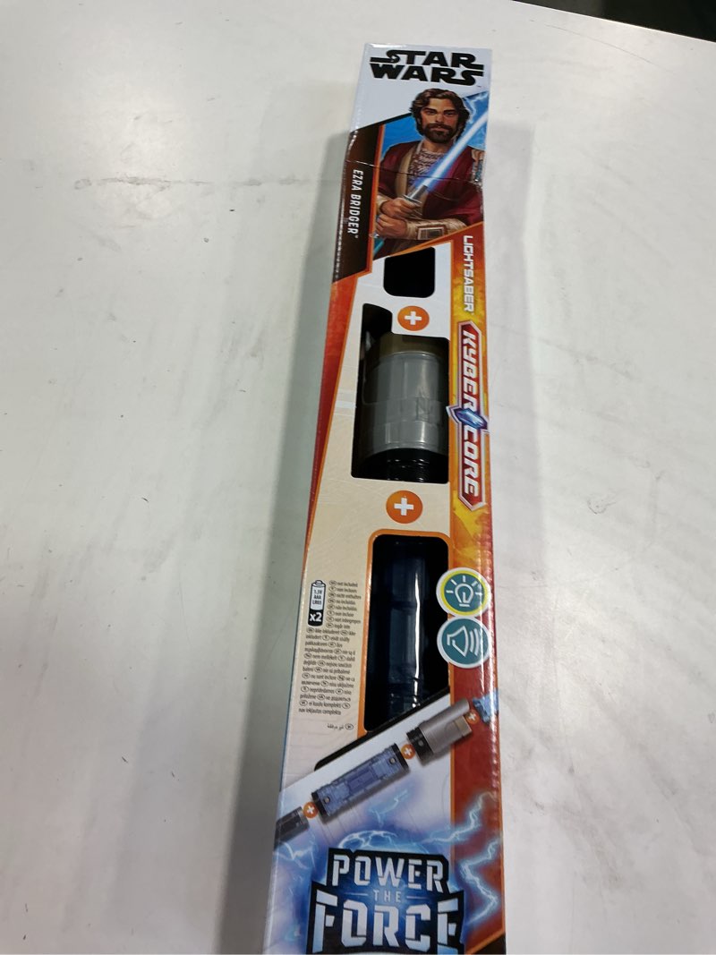 Condition photo showing Good Condition for STAR WARS Lightsaber Forge Luke Skywalker Electronic Extendable Blue Lightsaber Toy, Customizable Roleplay Toy, Kids Ages 4 and Up