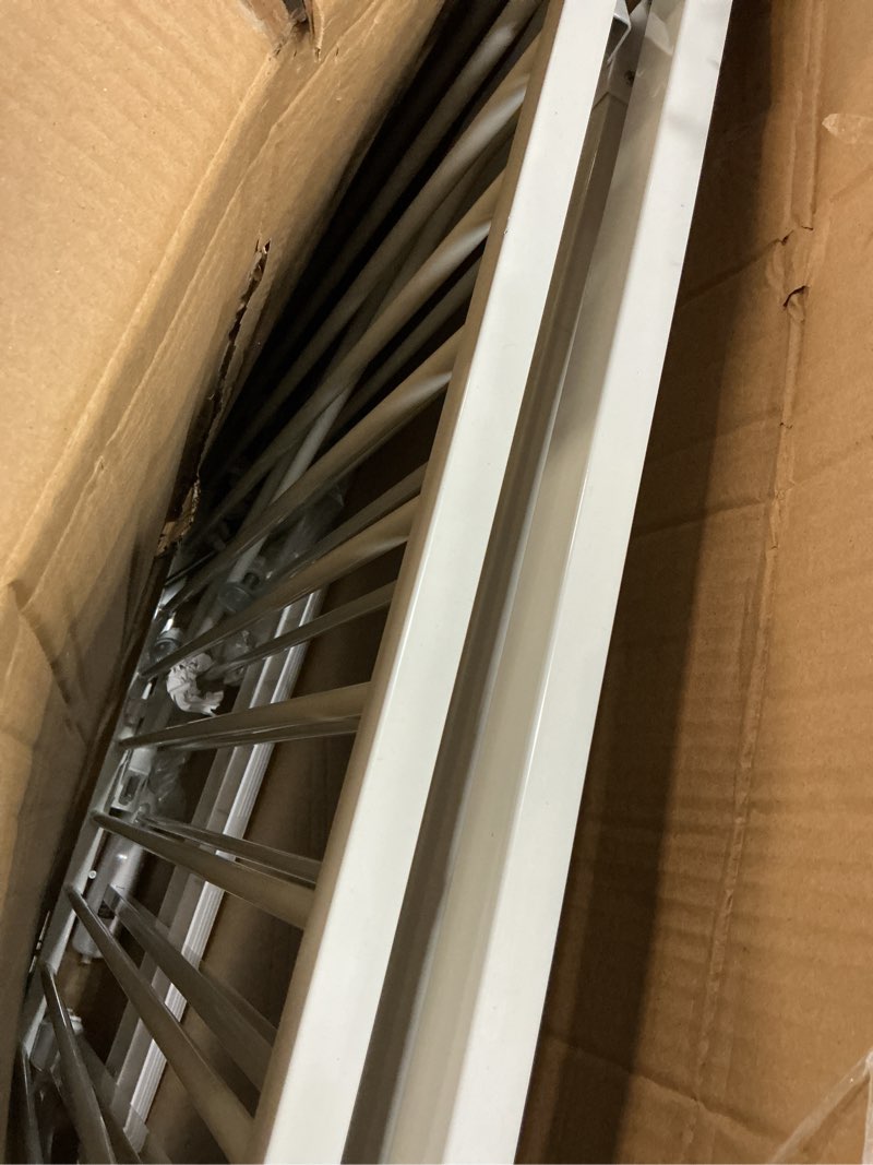 Condition photo showing Good Condition for Extra Wide Baby Gate 57.5-66.9 Pressure Mounted,Child Dog Pet Safety Gates with Walk Through Door for Doorways Stairs No Drilling in Door,White 62.2--66.9inch