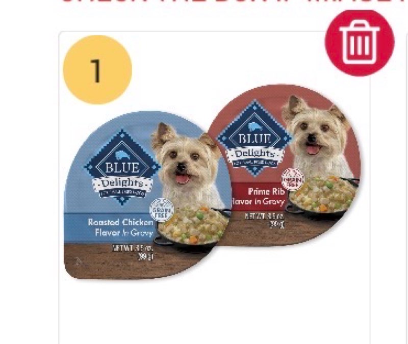 Blue Buffalo Delights Natural Adult Small Breed Wet Dog Food Cups, Pate Style, Chicken and Prime Rib 3.5-oz (12 Pack- 6 of Each Flavor) Variety Pack: Chicken, Prime Rib 3.5 Ounce (Pack of 12)( BB: 2025/Nov 27)