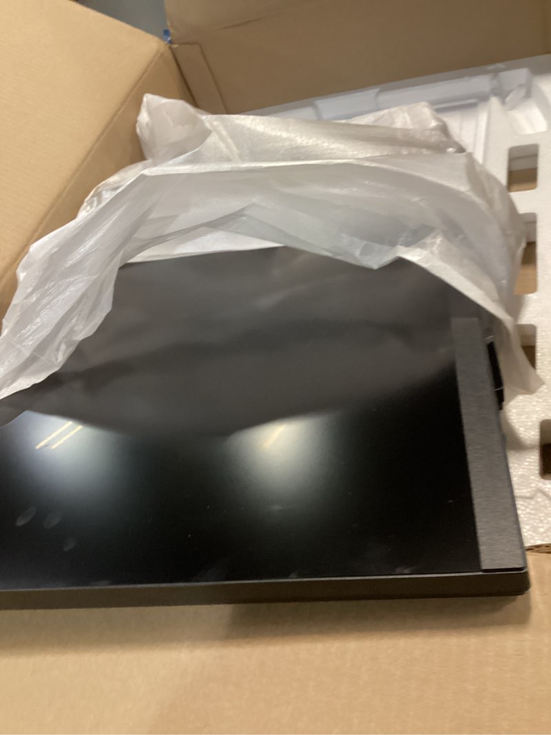 Condition photo showing As Is for LG 27GS75Q-B 27-inch Ultragear QHD (2560x1440) Gaming Monitor, 180Hz (O/C 200Hz), 1ms, IPS, NVIDIA G-SYNC Compatible, AMD FreeSync, HDR10, Tilt/Height/Pivot Stand, HDMI, DisplayPort, Black 27 inch
