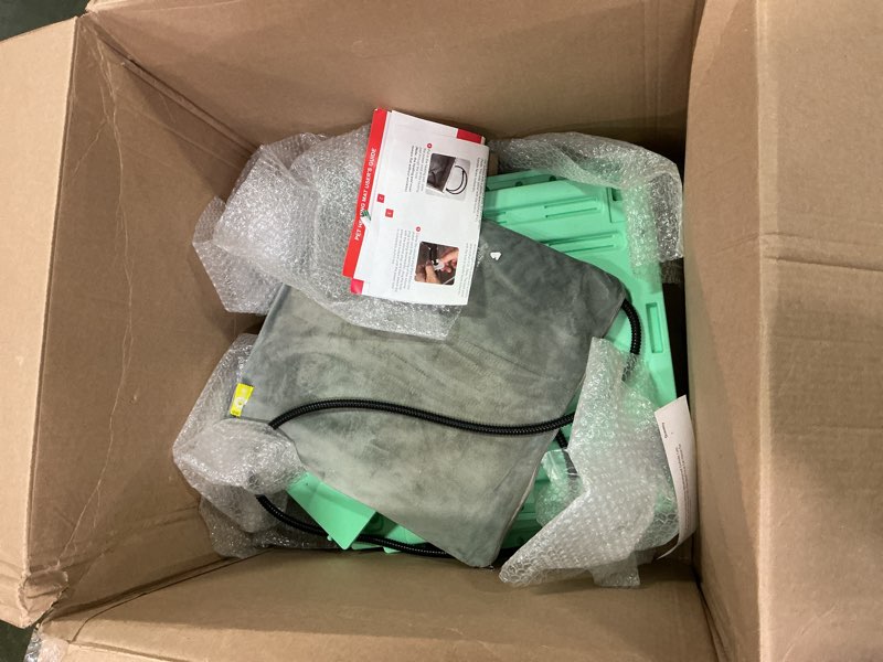 Condition photo showing Good Condition for Large Indestructible Heated Cat House for Outside, Extrmely Waterproof & Weatherproof Heated Outdoor Cat House for Winter, Fully Insulated Feral Cat Shelter for Outdoor Barn Cats Strays, 22x17x19.7 in Green - 22x17x19.7 In