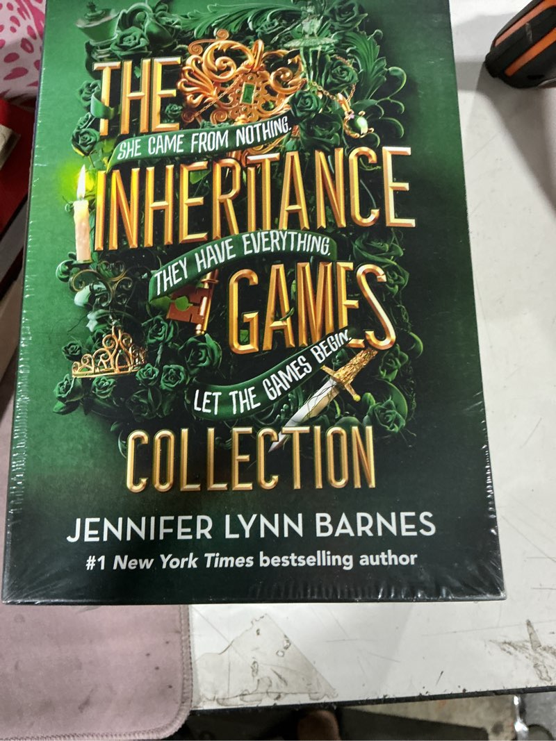 Condition photo showing New/Like New for the inheritance games paperback collection - by  jennifer lynn barnes