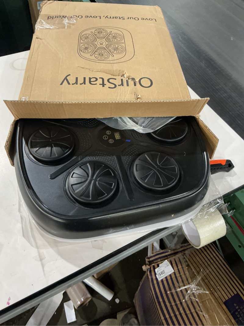 Condition photo showing As Is for 2025 New Model Smart Music Boxing Machine for Adults and Kids, Training Machine with LED Electronic Wall Mounted, Home Indoor Workout Equipment with Premium Boxing Gloves Black 03