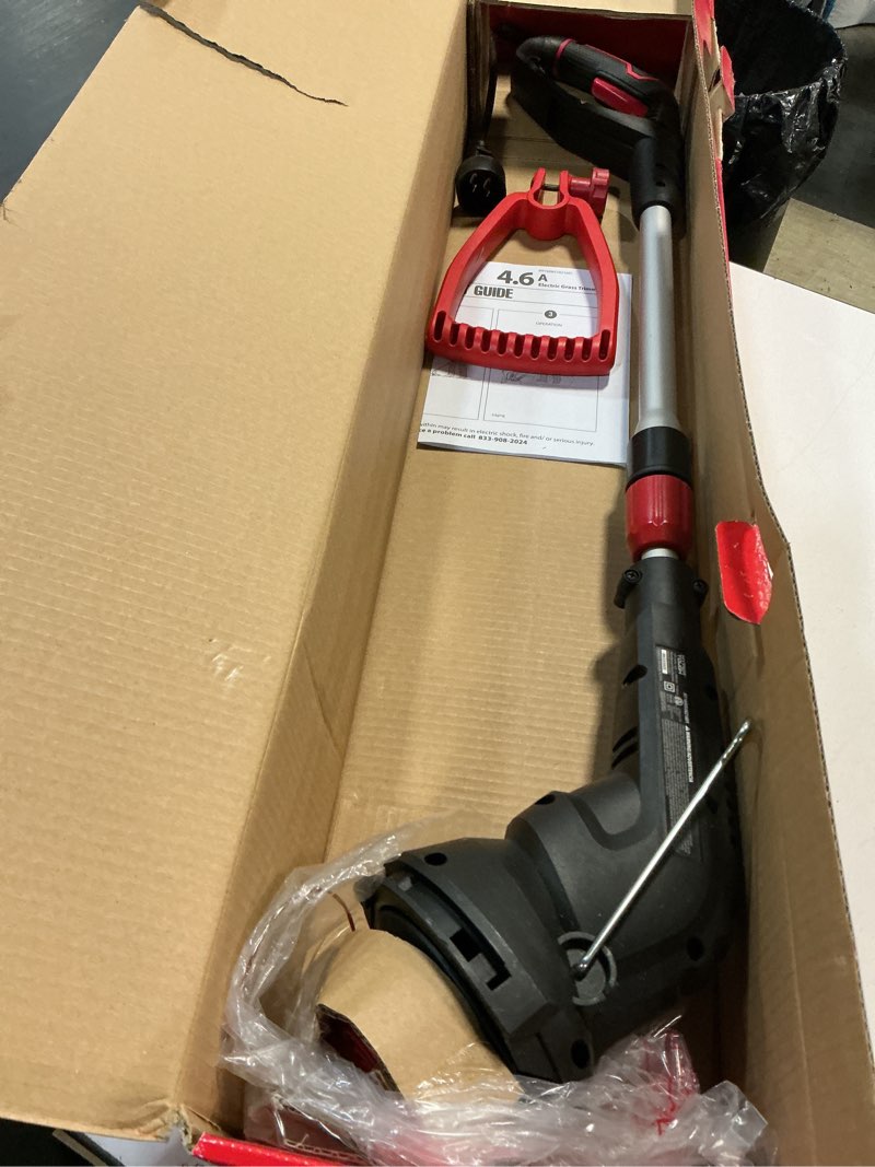 Condition photo showing Good Condition for hyper tough 13" 4.6-amp electric corded string trimmer