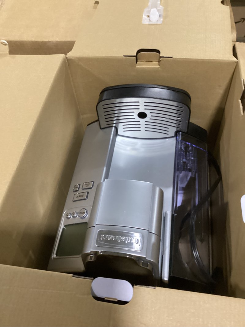 Condition photo showing Good Condition for cuisinart coffee maker, single serve 72-ounce reservoir pod coffee machine, programmable brewing & hot water dispenser, 3 cup-size settings, stainless steel, ss-10p1, silver