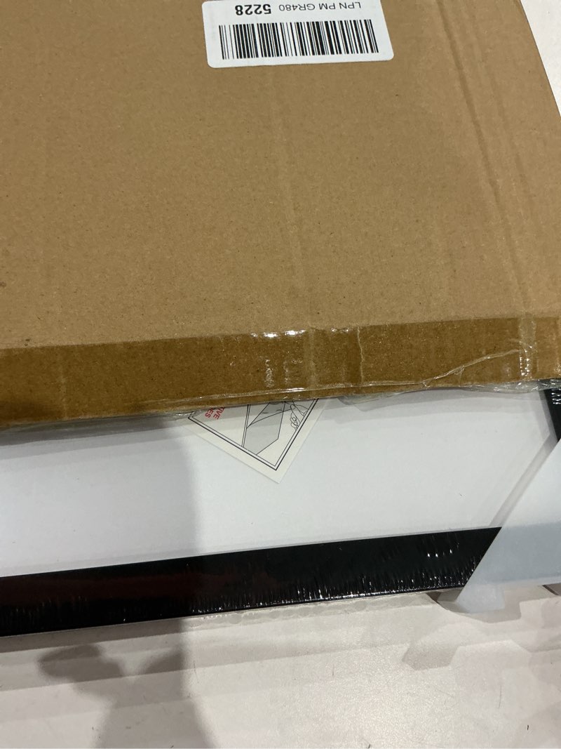 Condition photo showing Good Condition for upsimples 24x30 puzzle frame, display pictures 18x24 with mat or 24 x 30 without, wall hanging poster frames, black, 1 pack black 24x30