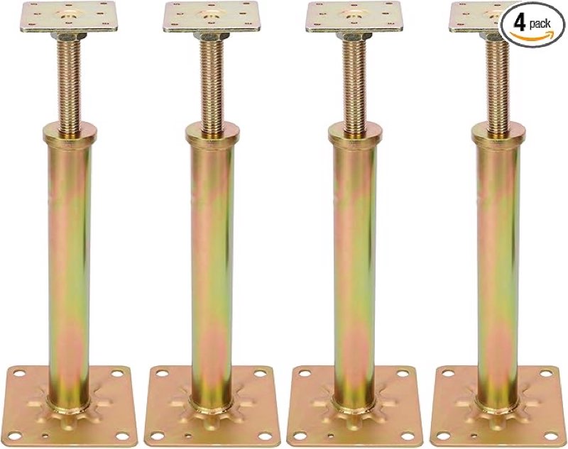 4 pcs house floor jacks post pole for leveling, 11\" - 16\" height range, 4 ton mi