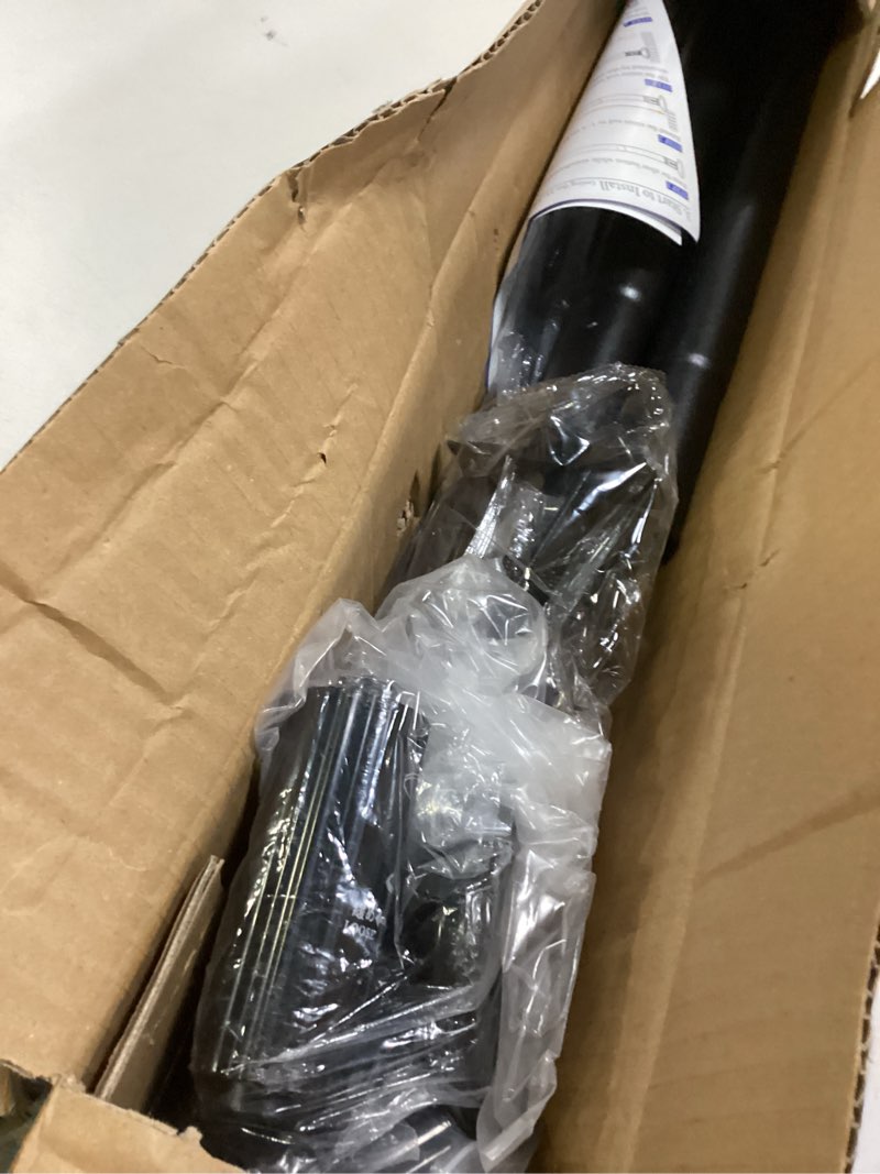 Condition photo showing Good Condition for Tension Curtain Rod 51-146 Inch(4.25-12.16Ft), Long Outdoor Tension Rod for Patio Window Gazebo, No Drill Dual-End Adjustable Spring Shower Rod, Rust Proof Easy to Install, Rod Diameter 1.26In Black Black 51"-146"