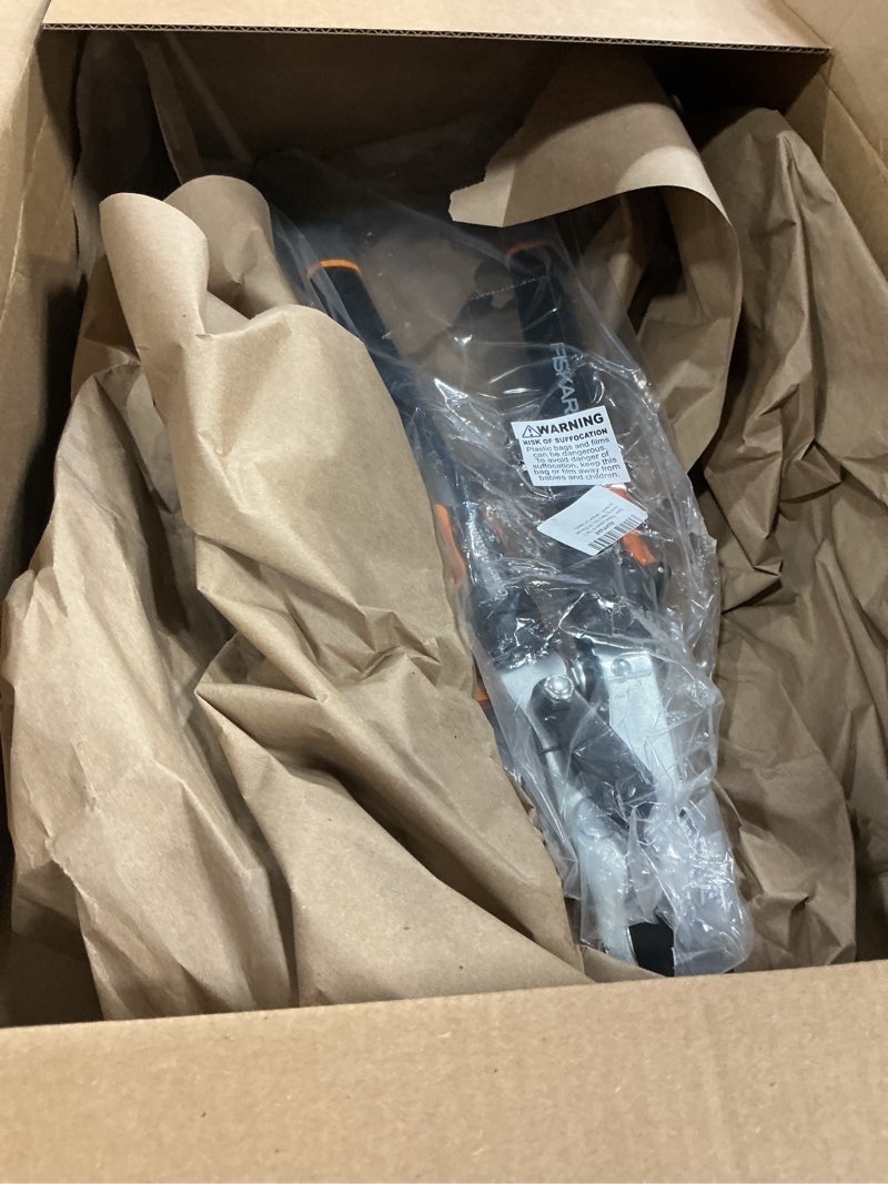 Condition photo showing Good Condition for fiskars loppers for tree trimming, heavy duty, with extendable handle (24.5"-37" range), sharp bypass steel blade tree branch cutter up to 1.5-inch diameter cut capacity lopper extendable