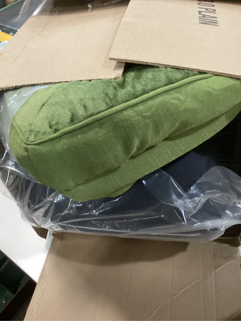 Condition photo showing Good Condition for EHEYCIGA Orthopedic Dog Beds for Large Dogs, Waterproof Memory Foam Large Dog Bed with Sides, Non-Slip Bottom and Egg-Crate Foam Pet Couch Bed with Washable Removable Cover, Olive Green 41.0"L x 27.0"W x 6.5"Th Olive Green