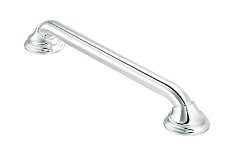 moen chrome bathroom safety 16-inch designer shower grab bar with concealed screws for handicapped or elderly, lr8716d3ch grab bar 16-inch chrome