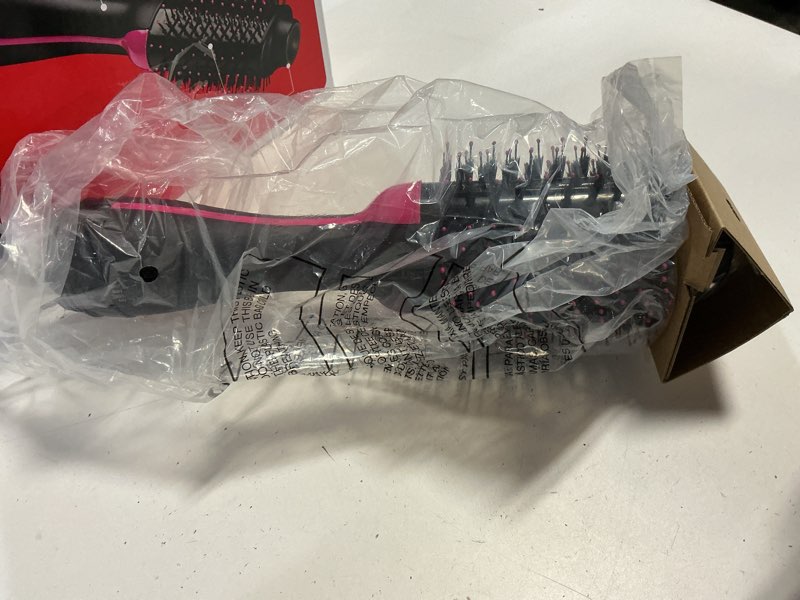 Condition photo showing Good Condition for revlon one-step volumizer hair dryer and styler – easy salon-style blowouts – less frizz, more shine, and reduced heat damage, for all hair types and lengths (black) black 1.0 volumizer