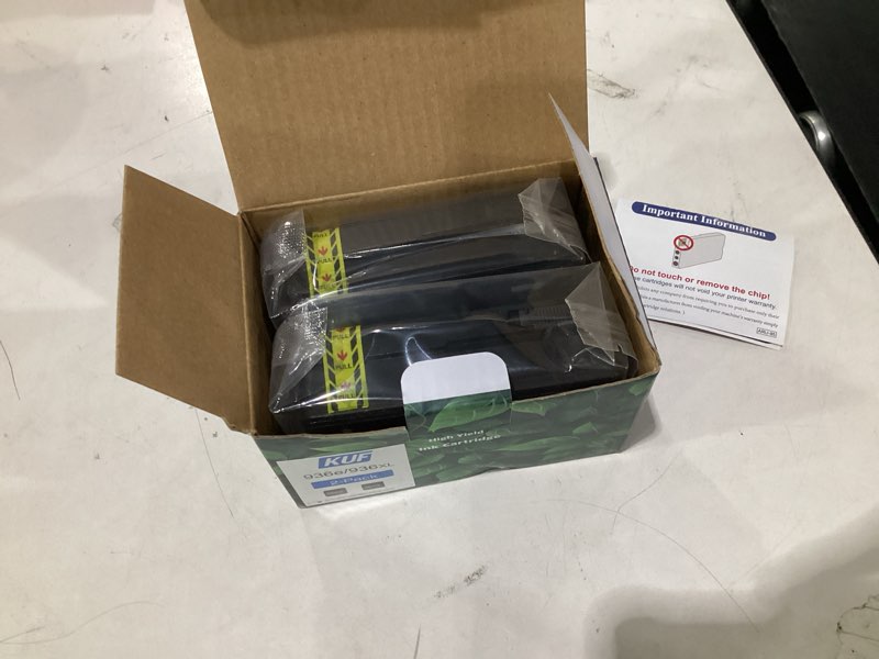 Condition photo showing Good Condition for 936e ink cartridges compatible replacement for hp 936 xl 936xl work for officejet 9122e pro 9120 9120e 9125 9125e 9110b 9120b 9130b wide format 9730e 9730 printer with v26.1.1 chips ( black, 2-pack )
