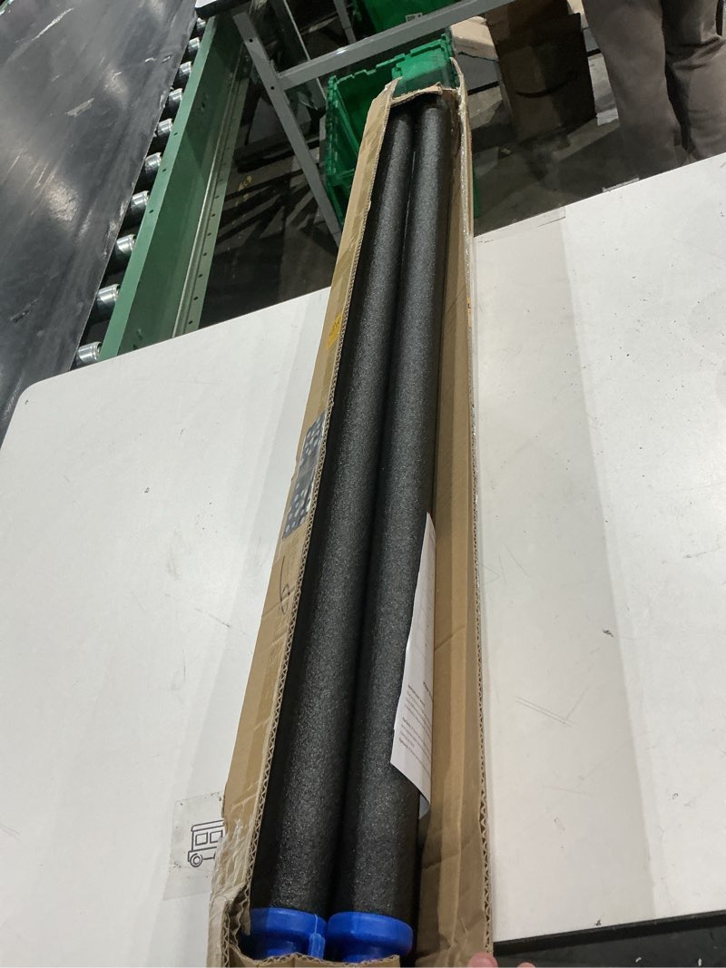 Condition photo showing Good Condition for trampoline replacement poles-universal trampoline replacement enclosure poles fit 8-16ft straight pole frame, trampolines accessories kit with foam sleeves & hardware for 2 installation ways 2pcs poles
