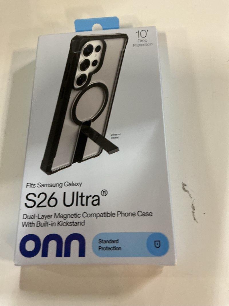 Condition photo showing New/Like New for onn samsung galaxy s25 ultra case black/clear