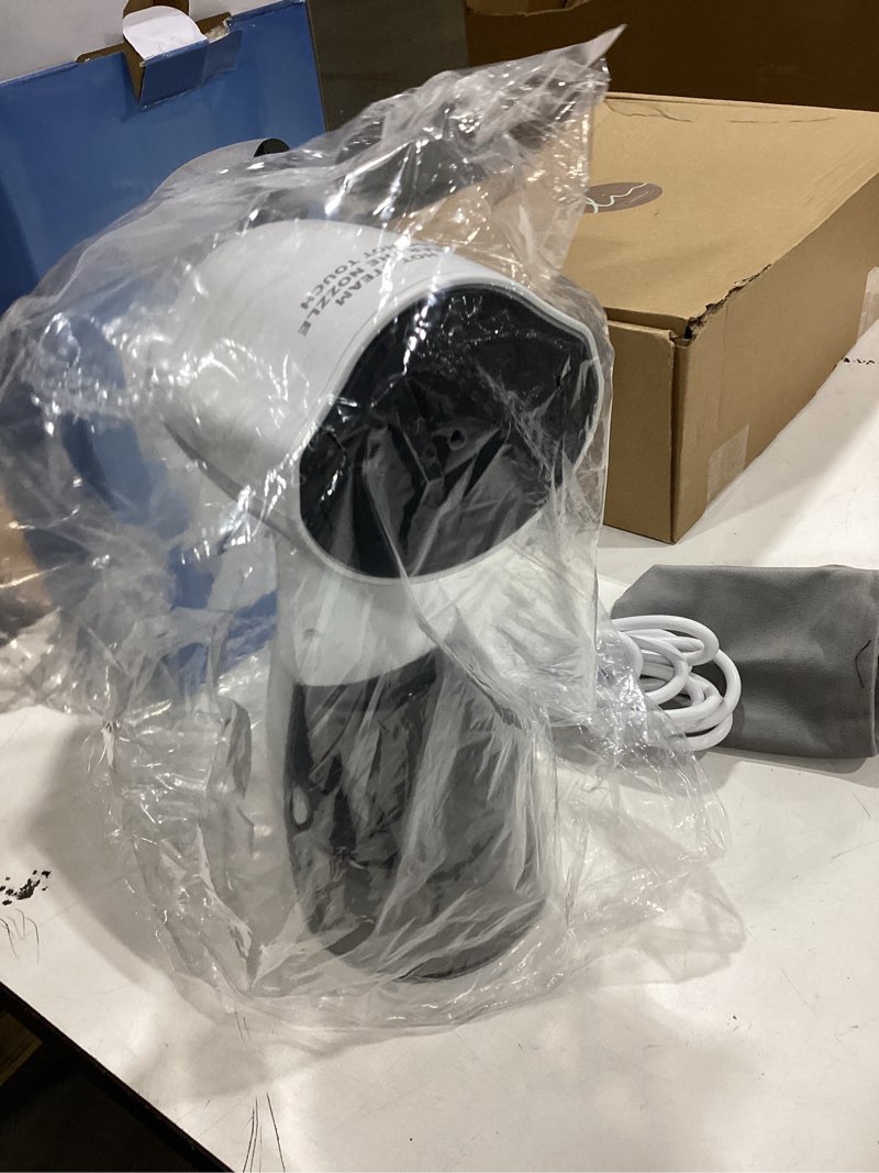 Condition photo showing New/Like New for handheld steamer for clothes wrinkle removes,garment steamer 110v to 240v,1000w,large water tank 450 ml,10 ft power cord,35s fast heating,30 minute auto close (white)