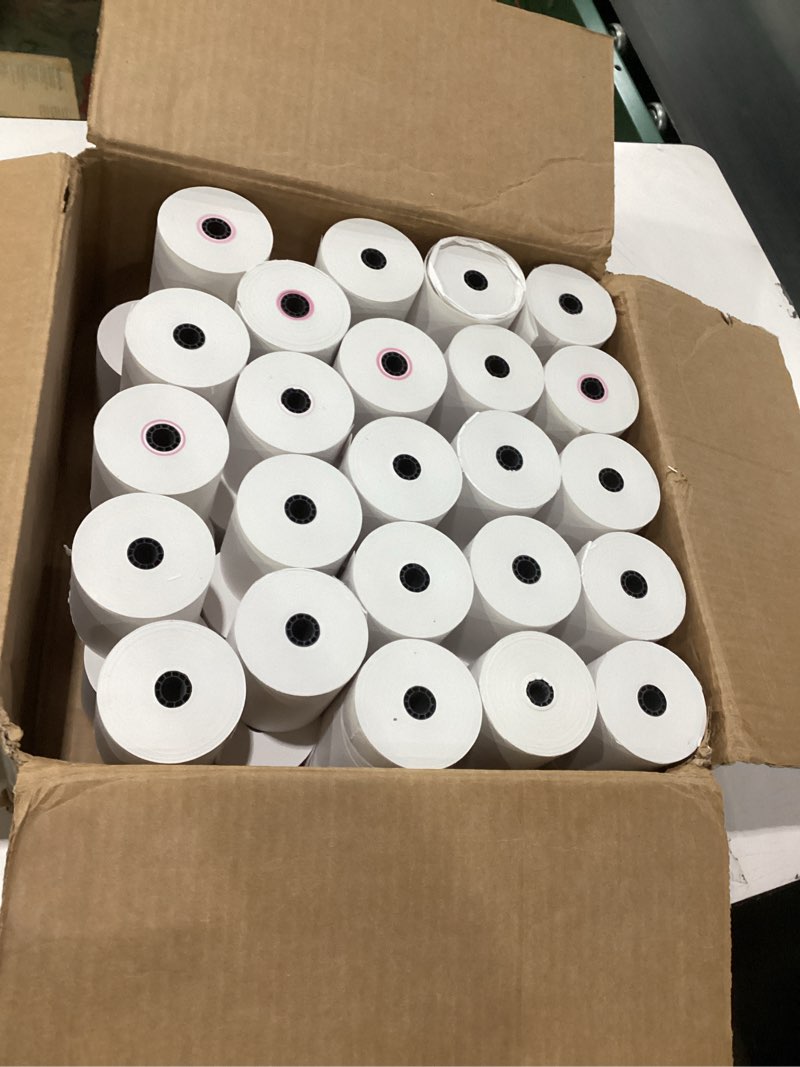 Condition photo showing New/Like New for (50 Rolls) 3 1/8 x 230 Thermal Paper Receipt Rolls (55 GSM Premium Quality German Paper) Fits All POS Cash Registers BPA Free - BuyRegisterRolls