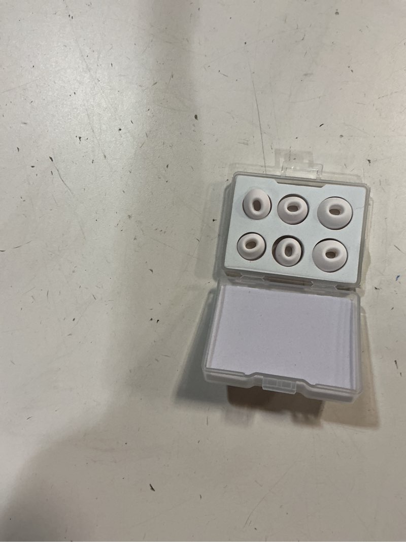Condition photo showing New/Like New for Replacement Memory Foam Ear Tips for AirPods Pro 3 Silicone Shield, Ultimate Comfort, 3 Pairs (White, Assorted S/M/L) White Assorted S/M/L
