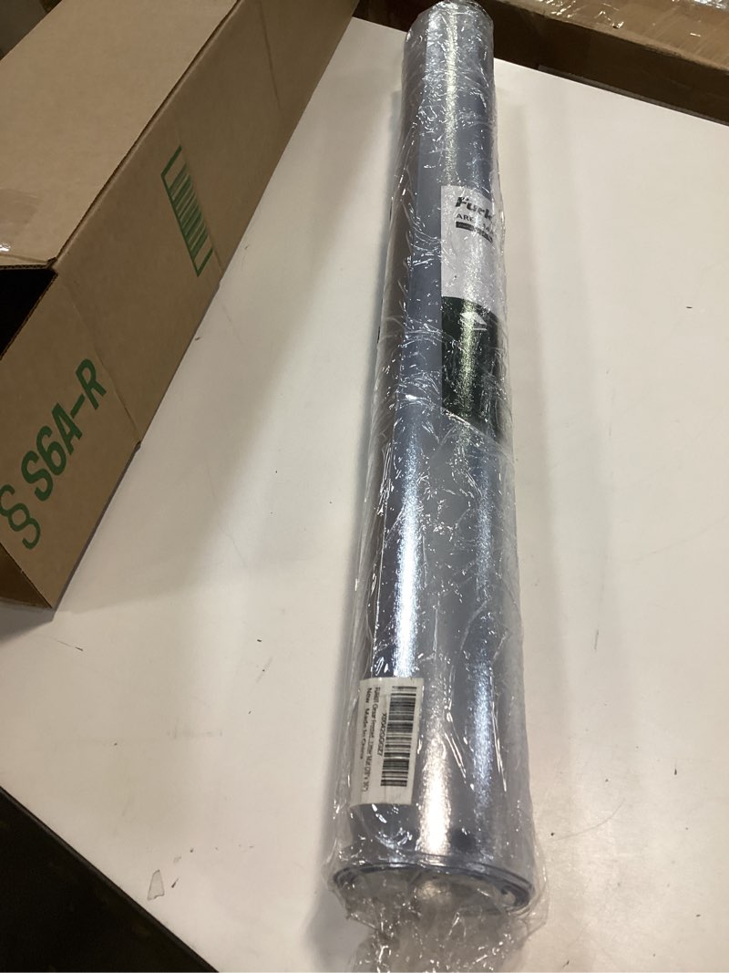 Condition photo showing Good Condition for Clear Frosted Floor Mat, PVC Durable Anti-Scratch Floor Mat (28"x 36") 3' x 2'4" (Rectangular) Clear