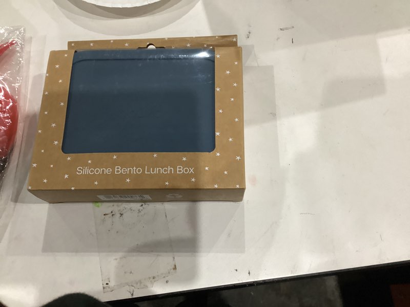 nouka Bento Lunch Box - Medium Size | 4-Sealed Leak Proof Compartments | Made of Food Grade Silicone