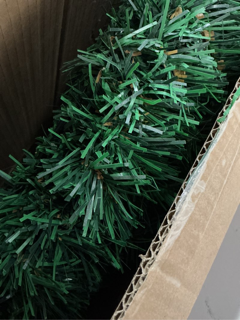 Condition photo showing Good Condition for 6ft Ramadan Moon Tree: Lighted Crescent Artificial Tree with Star String LED Eid Outdoor Decoration for Eid Ramadan Garden Home Bedroom Party Decor(Green) Green 6ft