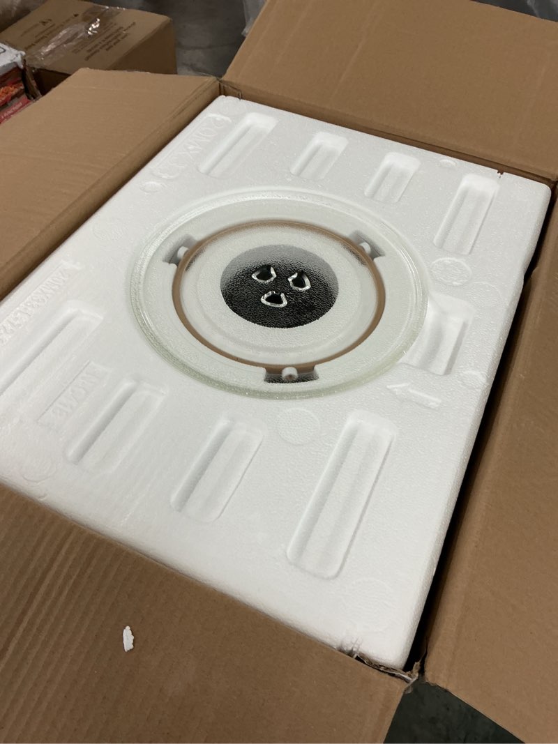 Condition photo showing As Is for Nostalgia Retro Compact Countertop Microwave Oven, 0.7 Cu. Ft. 700-Watts with LED Digital Display, Child Lock, Easy Clean Interior, Black Retro Classic 0.7 Cu. Ft. Black