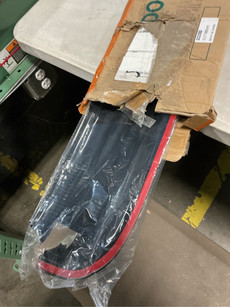 Condition photo showing As Is for LONGKEES 42.5" 1062mm Moon Sunroof Wind Deflector Visor Black Dark Smoke with Tape Universal Smoke B