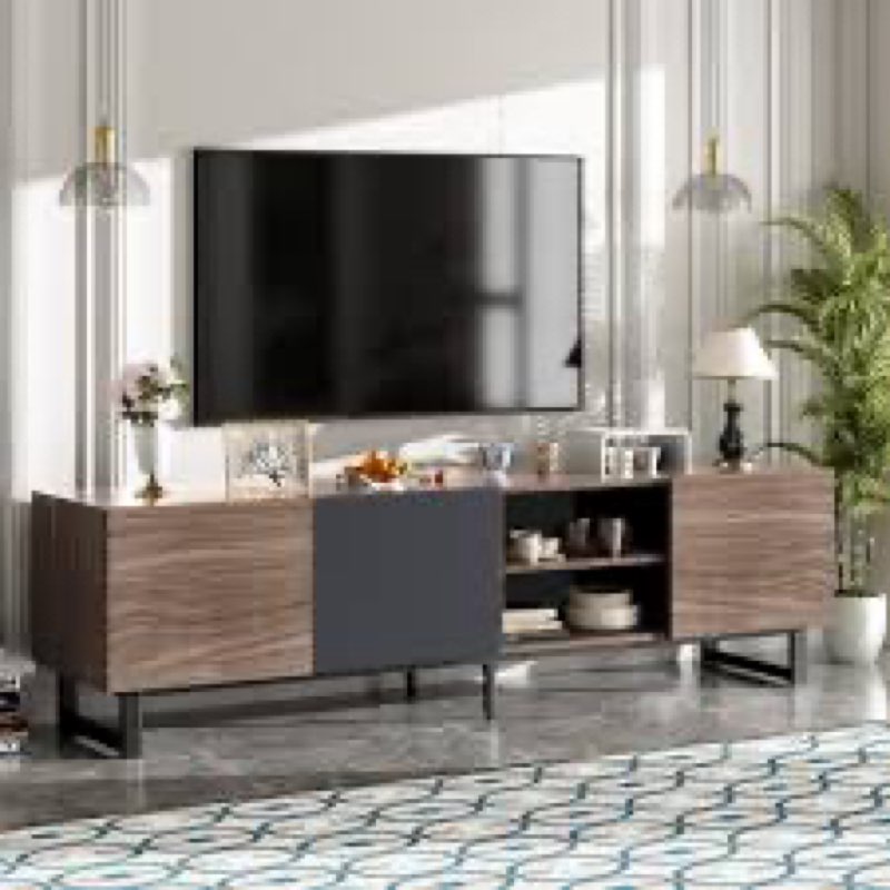 *incomplete* Modern TV Stand 2 tone 