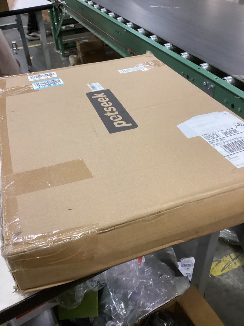 Condition photo showing New/Like New for Extra Large Cat Carrier Soft Sided, Portable Small Dog Carrier for 2 Cats, 24"x16.5"x16" Car Travel Folding Comfortable Design, Black