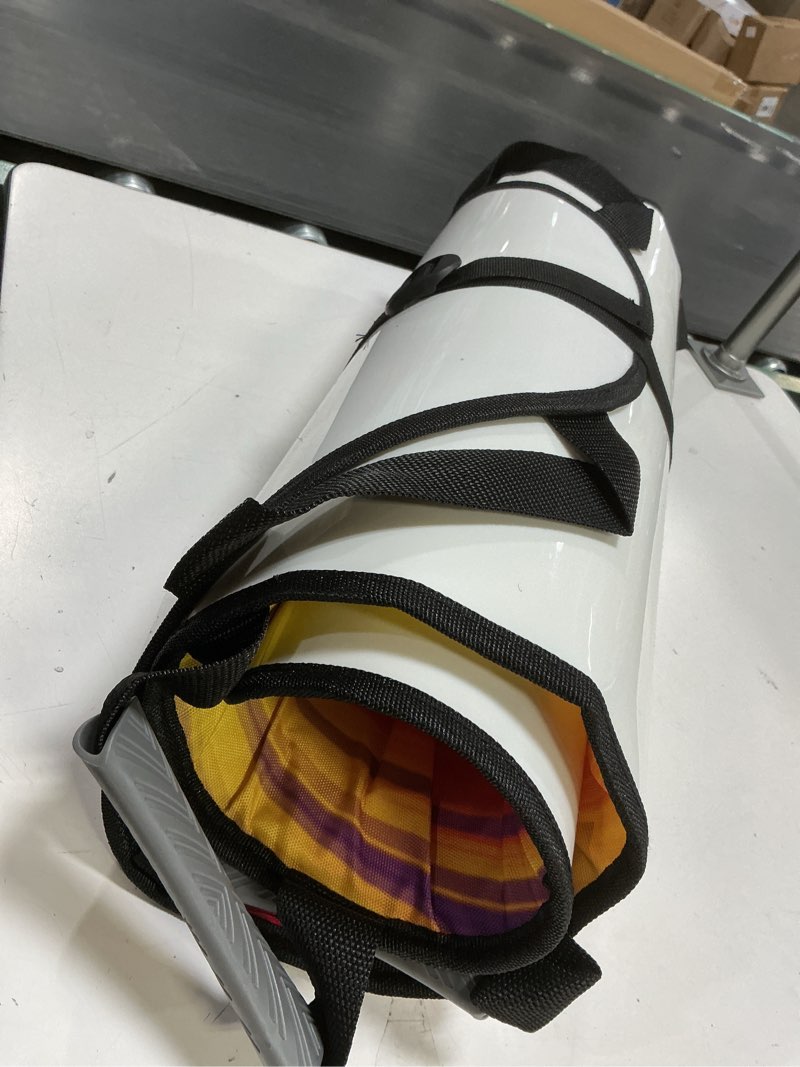 Condition photo showing Good Condition for WOOWAVE 45"×18" Foldable Snow Sled?Fits 2 Children or 1 Adult?Ultra Portable, Strong and Durable, Sturdy Fabric Stitching, Handles with Steering?Kid's Winter Fun Yellow-45" Foldable Extra Cushion