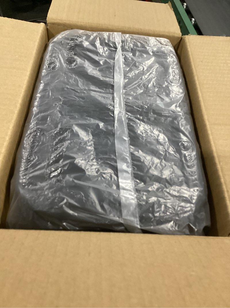 Condition photo showing Good Condition for Abuff Small Lidded Trash Can, 12 Liter/3 Gallon Small Black Plastic Trash Can Garbage Bin with Lid for Office, Bedroom, Bathroom