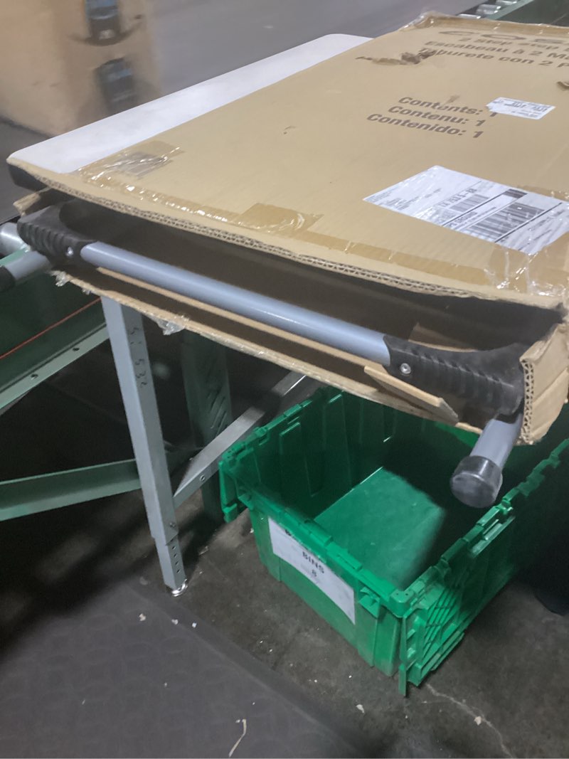 Condition photo showing Good Condition for CoscoProducts COSCO 11137PBL1E 2 Household Folding Step Stool, ANSI Type 3, 200 lb Weight Capacity, Platinum