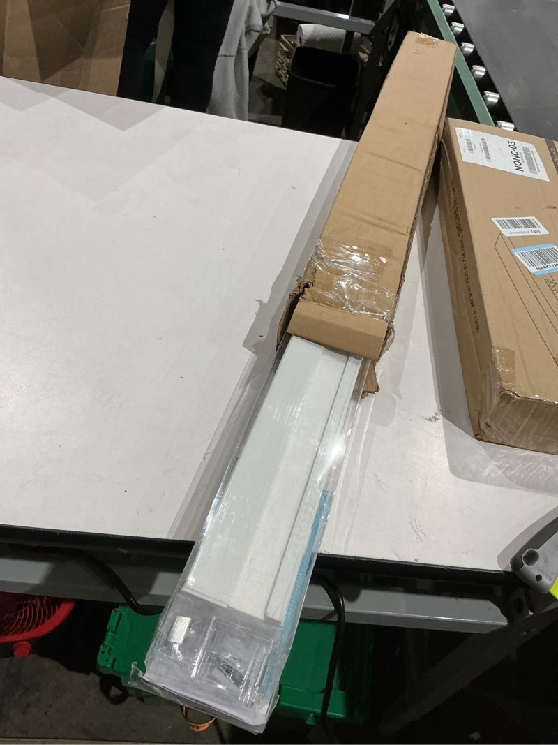Condition photo showing Good Condition for myshade cordless cellular window shades light filtering blinds for indoor windows 1.5 inch honeycomb cell sheer fabric accordion pull down blinds easy lift easy to install, size 34" w x 72" h (white) white 34"w x 72"h